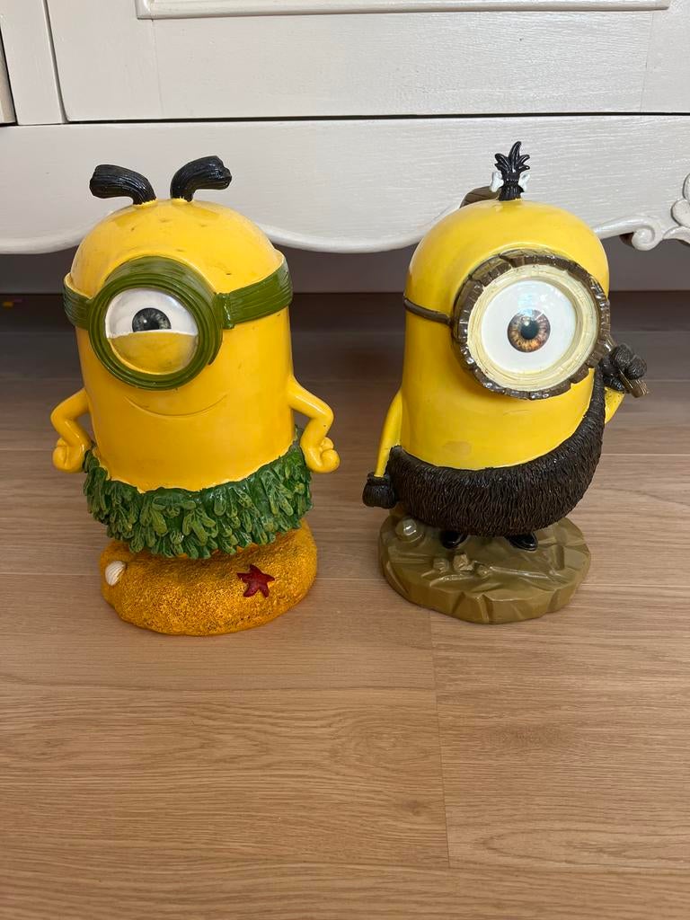 Minion Beelden Stuart & Caveman Cro - 25 cm verzamelfiguren, Ophalen of Verzenden, Gebruikt