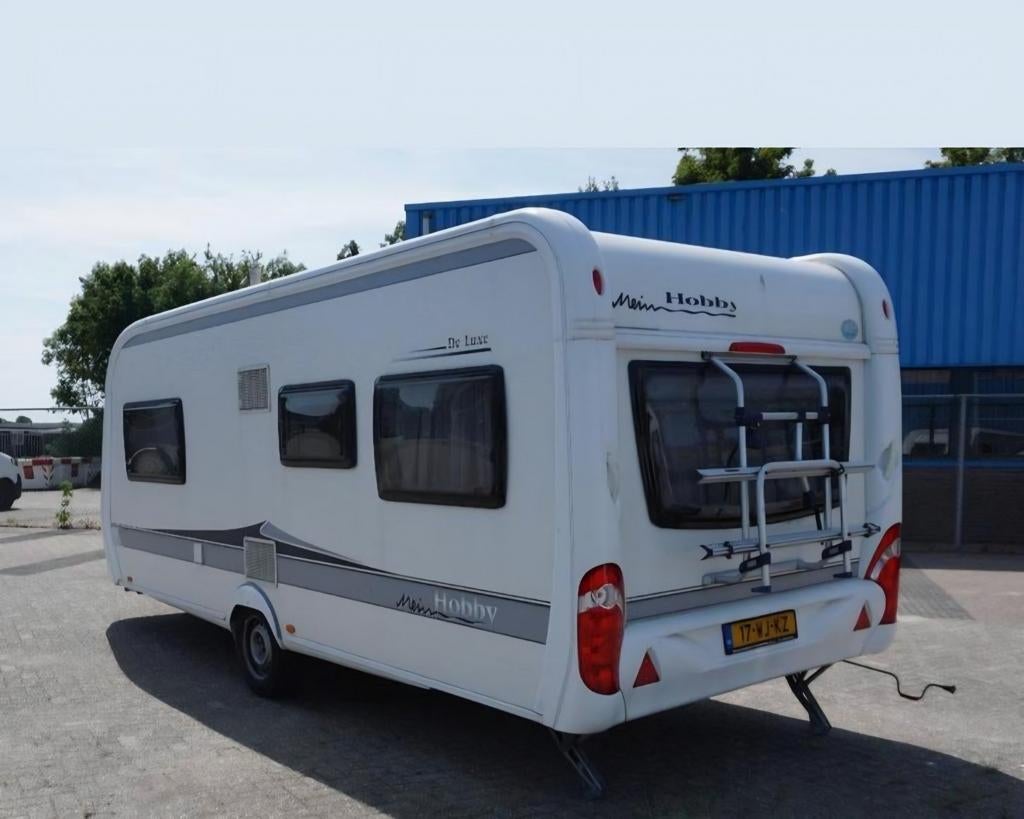 Hobby 540 UL de luxe, lengte bedden, mover, Caravans en Kamperen, Caravans, Rondzit, Hobby, Particulier, Luifel