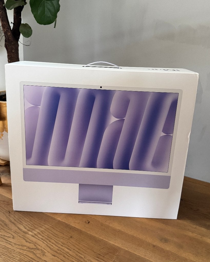 Apple iMac M4 24" Paars | 16GB | 512GB | NIEUW + AppleCare+, Computers en Software, Ophalen, SSD, IMac, Nieuw