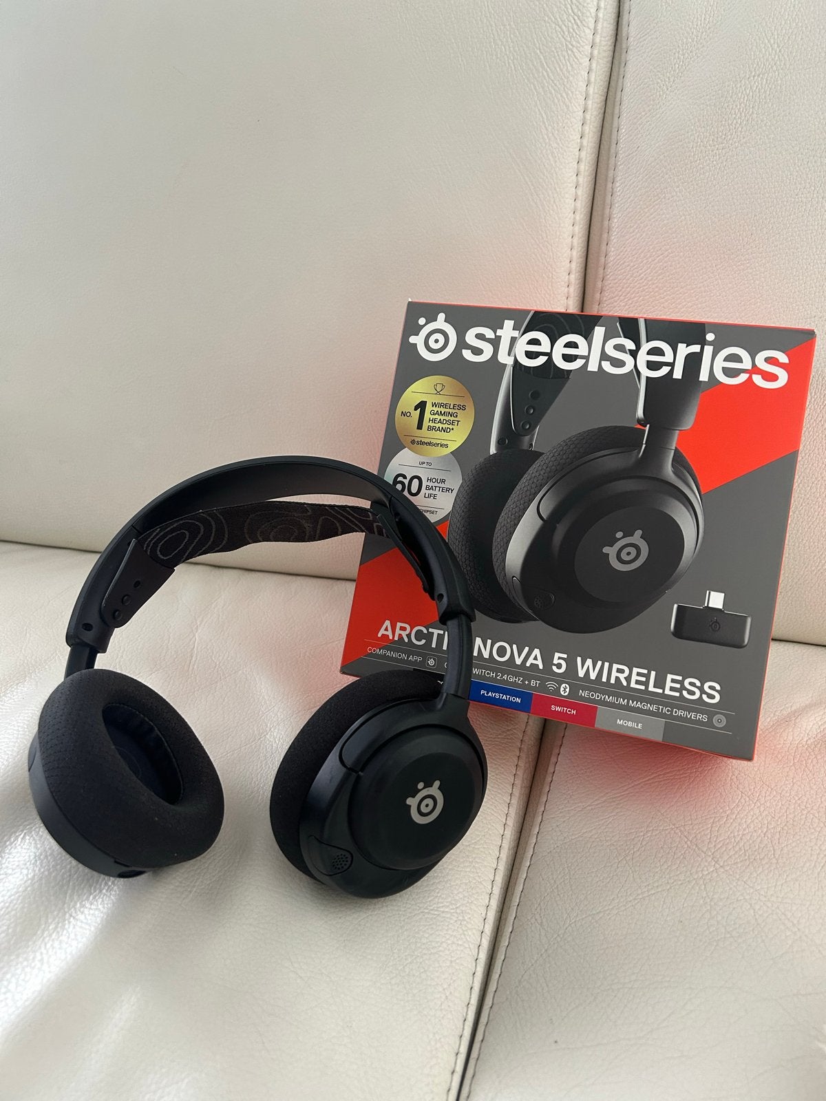 SteelSeries Arctis Nova 5 Wireless, Ophalen of Verzenden, Zo goed als nieuw, Zwart, Draadloos