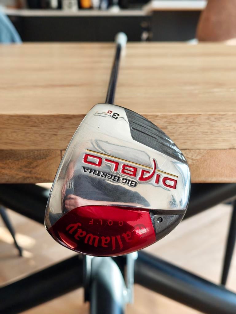 Callaway Big Bertha Diablo 3-wood Golfclub, Sport en Fitness, Golf, Gebruikt, Club, Callaway, Ophalen of Verzenden