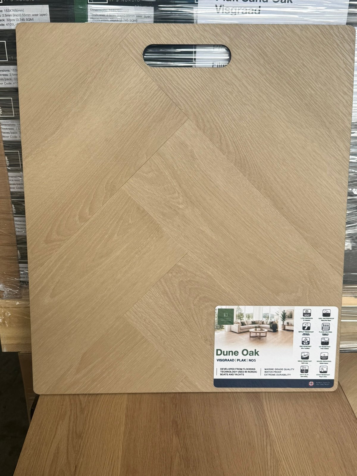 PVC Plakvloeren – Nu slechts €14,99 per m² incl. btw!, Ophalen, 75 m² of meer, Beige, Nieuw