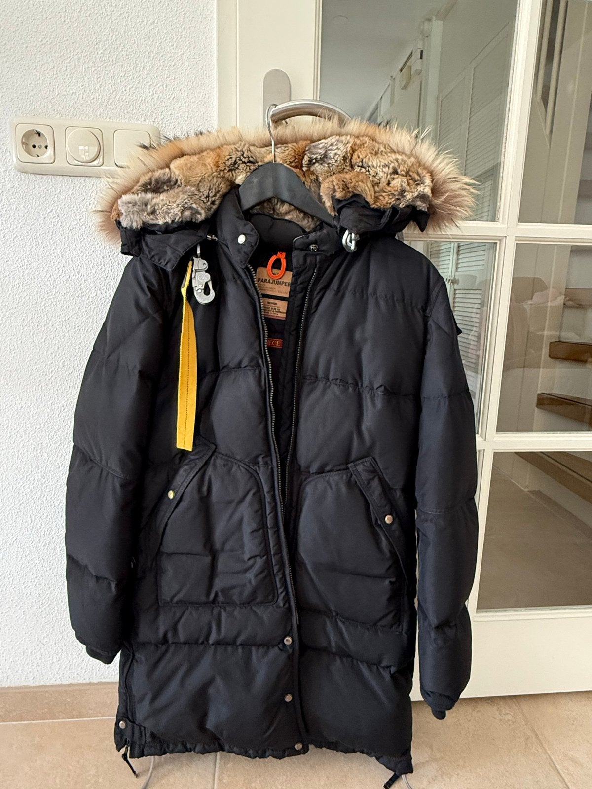 Parajumpers Long Bear Jas Dames Maat M, Ophalen of Verzenden, Zo goed als nieuw, Maat 38/40 (M), Zwart