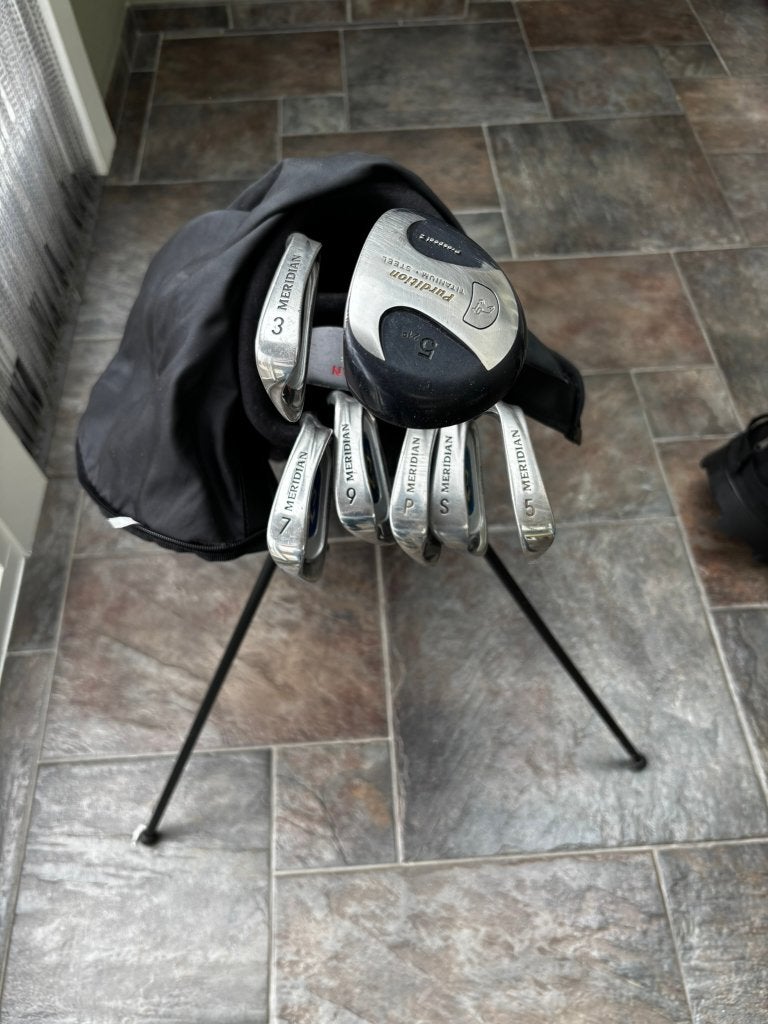 golftas en clubs dames, Ophalen, Gebruikt, Set