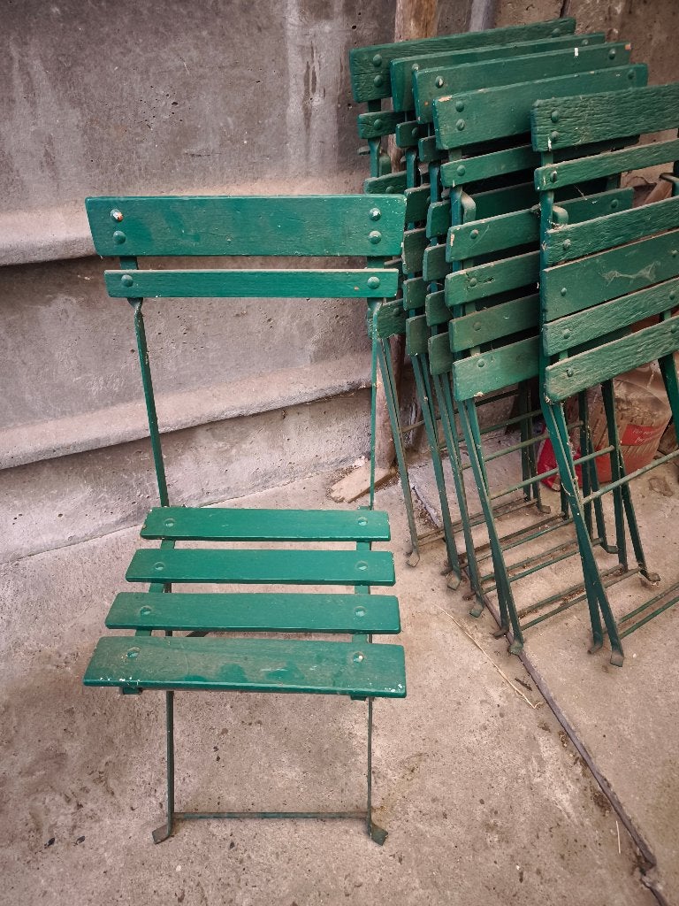 Tuinstoelen te koop, Ophalen, Gebruikt, Metaal, Inklapbaar