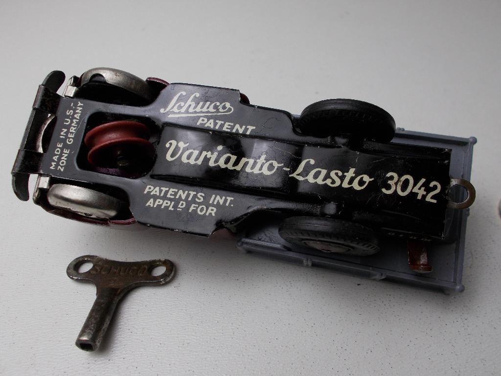 Jaren 40 SCHUCO VARIANTO 3042 U.S. ZONE GERMANY + SLEUTEL!, Ophalen of Verzenden