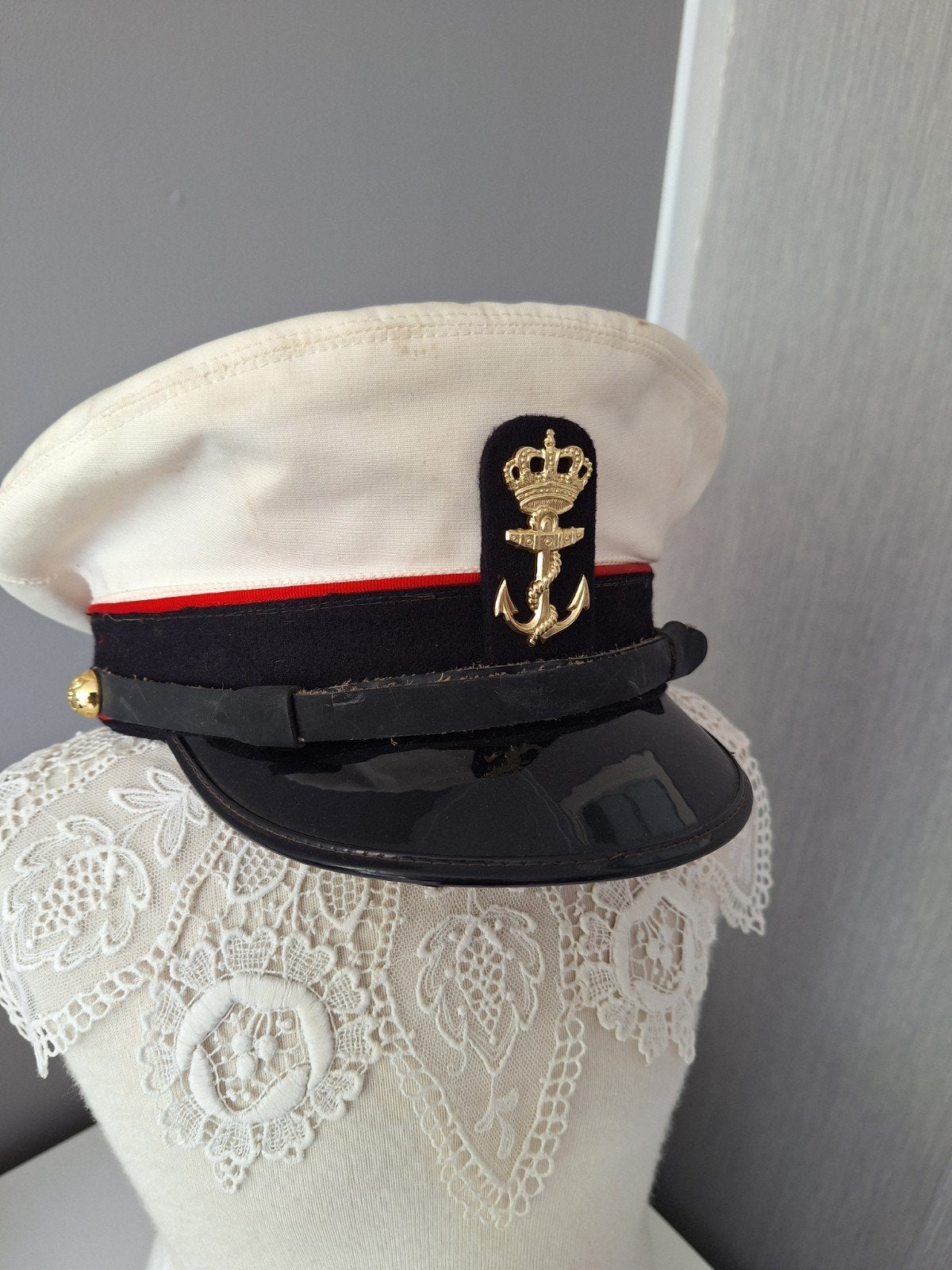 Vintage Mariniers Pet van de Koninklijke Marine, mei 1970, Verzamelen, Ophalen of Verzenden, Marine, Nederland