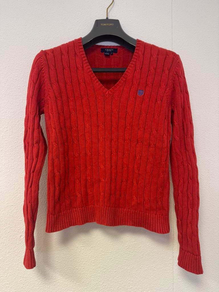 Chaps trui maat M kabeltrui, Kleding | Dames, Ophalen of Verzenden, Gedragen, Maat 38/40 (M), Rood