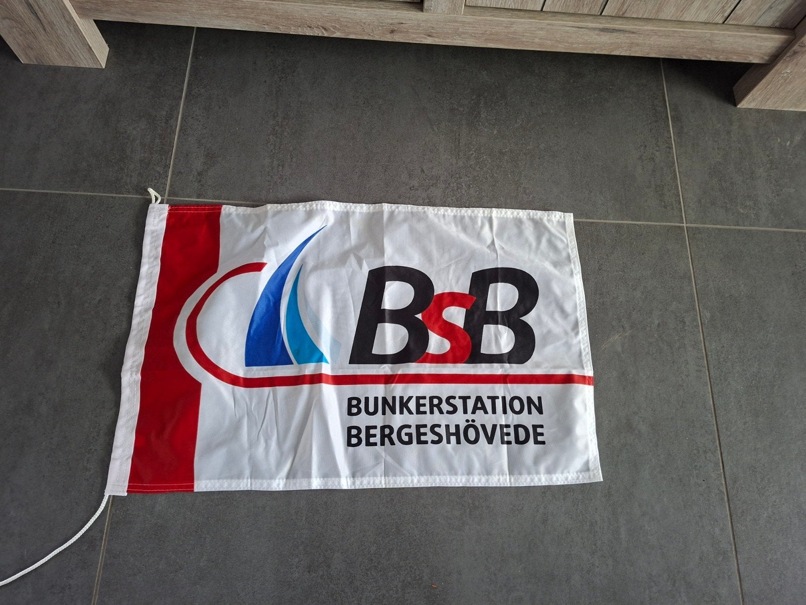 Scheepvaart vlag BsB, Verzamelen, Ophalen of Verzenden, Zo goed als nieuw, Reclamebord