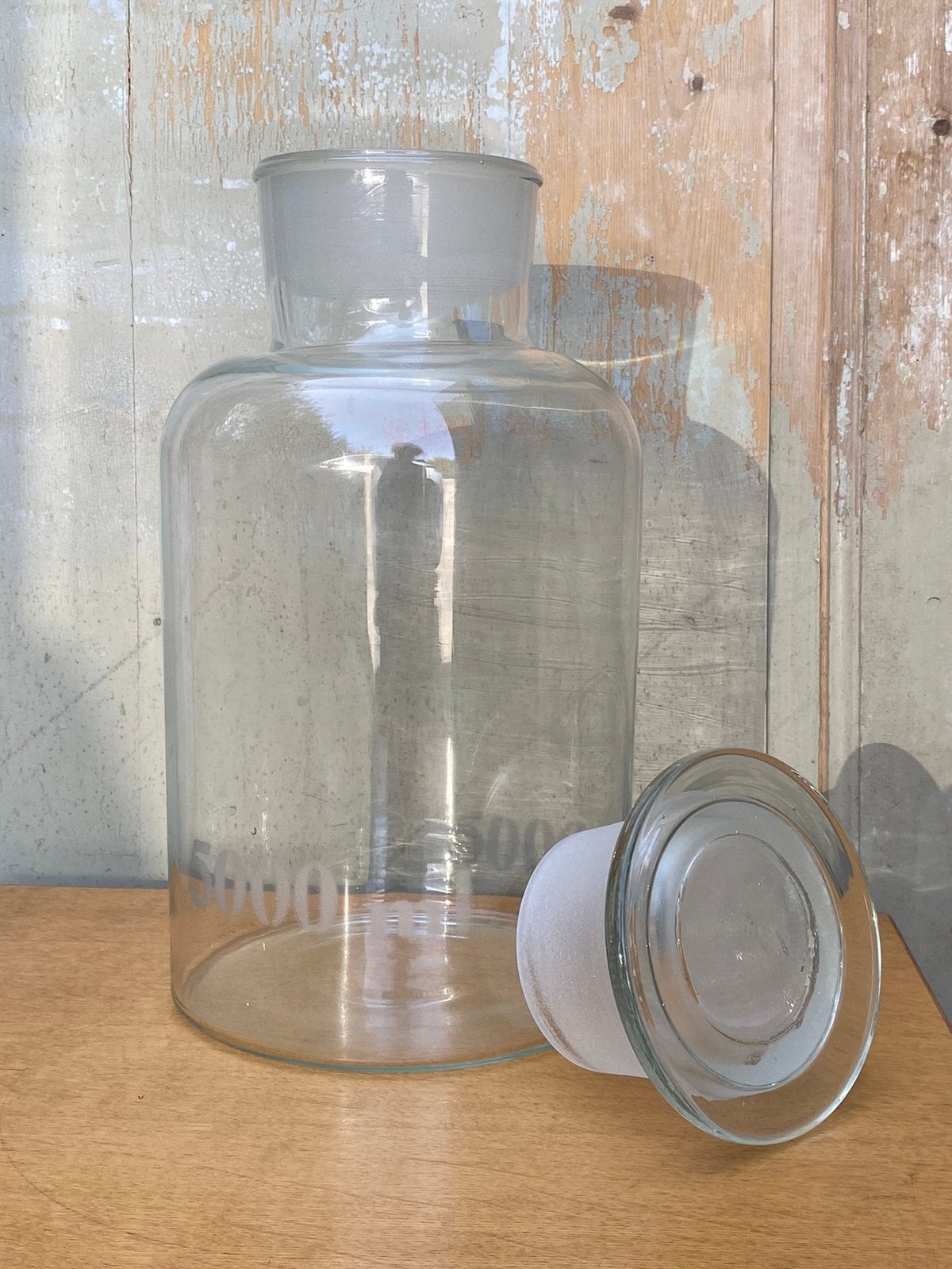 Oude Laboratoriumfles / Apothekersfles, 5000 ml., Ophalen of Verzenden