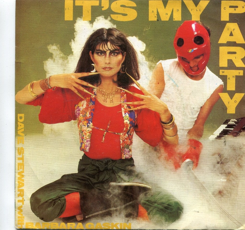 DAVE STEWART & BARBARA GASKIN  -  It's my party, Gebruikt, 7 inch, Pop, Fotohoes