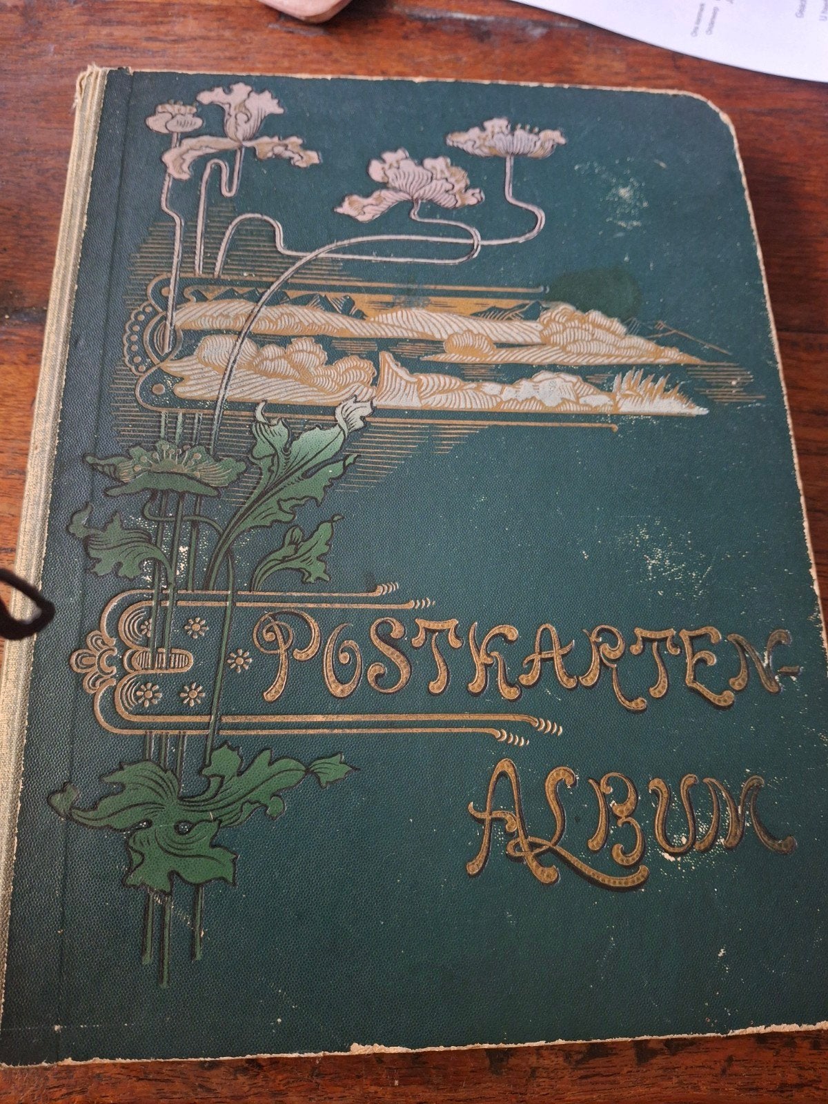 Jugendstil album met kaarten uit Groningen, Ophalen of Verzenden, Voor 1920, Groningen