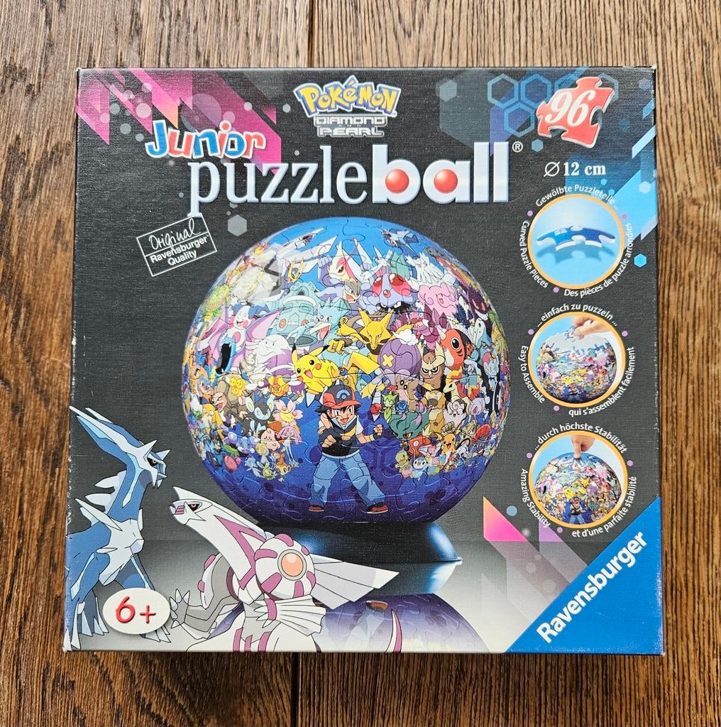 Pokémon Junior Puzzleball 96 stukjes Ravensburger, Ophalen of Verzenden, Meer dan 50 stukjes, Zo goed als nieuw, 6 jaar of ouder