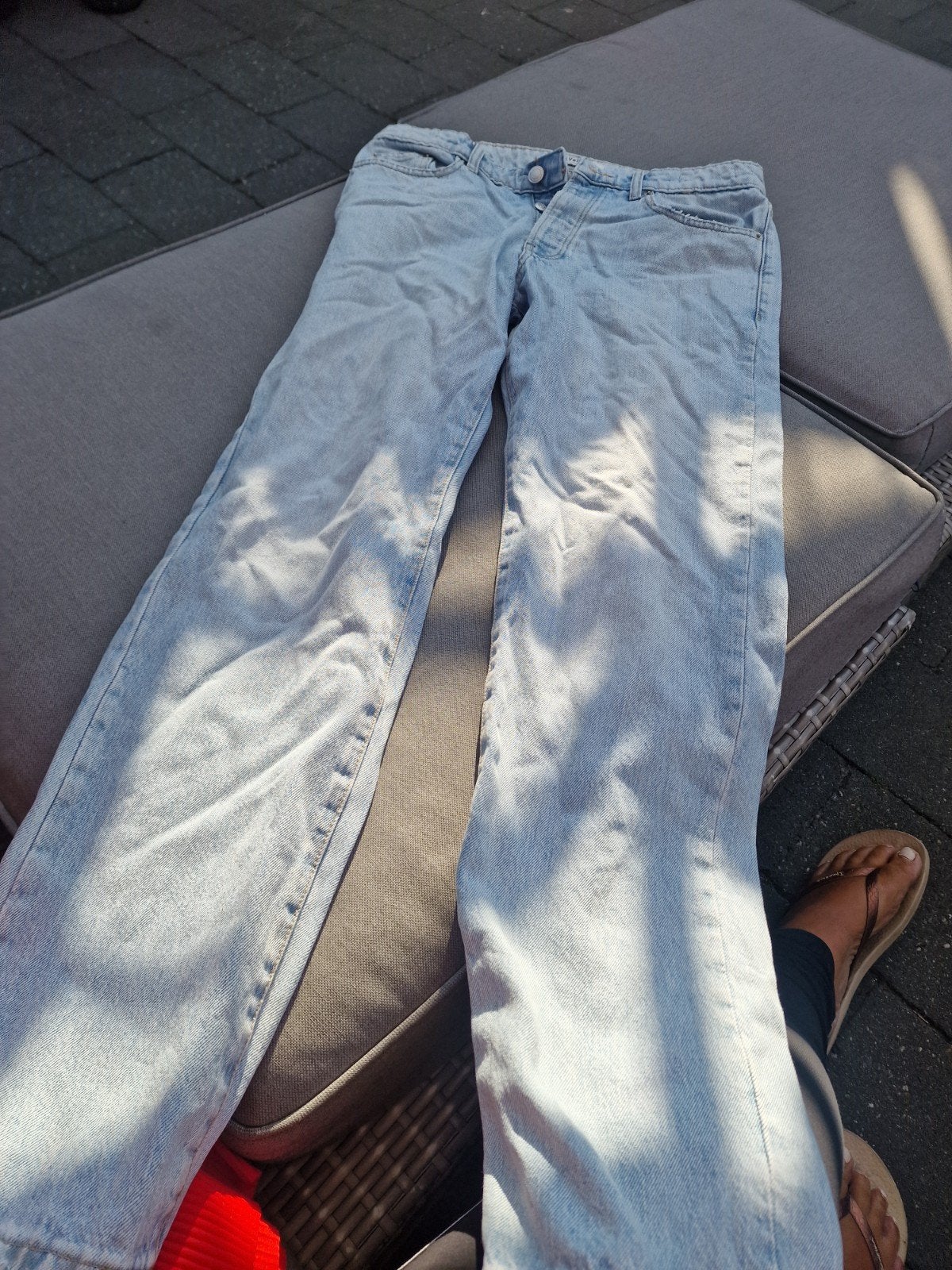 Only & Sons Edge Straight Jeans W30 L32, Blauw, W32 (confectie 46) of kleiner, Ophalen of Verzenden, Gedragen