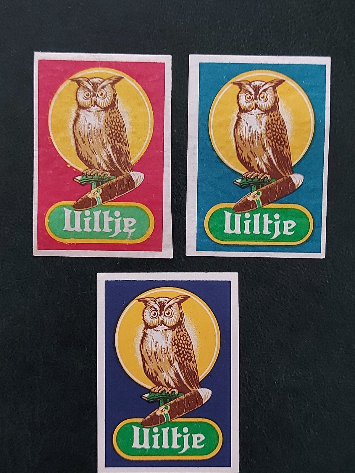 Sluitzegels UILTJE Sigaren Kampen, Ophalen of Verzenden