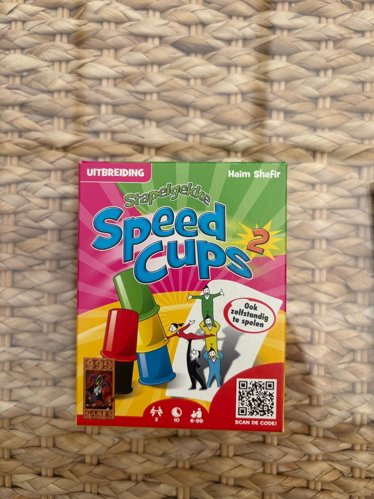 Stapelgekke Speed Cups 2 Uitbreiding - 999 Games, Hobby en Vrije tijd, Gezelschapsspellen | Bordspellen, Een of twee spelers, Ophalen of Verzenden