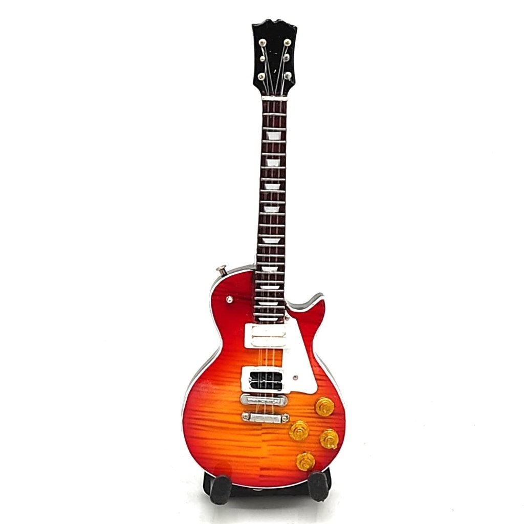Jimi page Led Zeppelin miniatuur gitaar 15cm mini guitar
