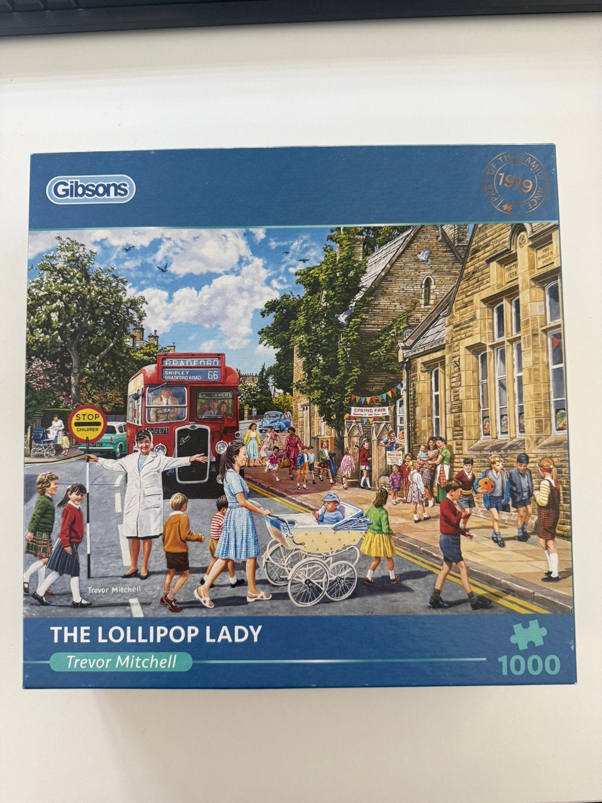 Gibsons Puzzel The Lollipop Lady, Ophalen, 500 t/m 1500 stukjes, Zo goed als nieuw