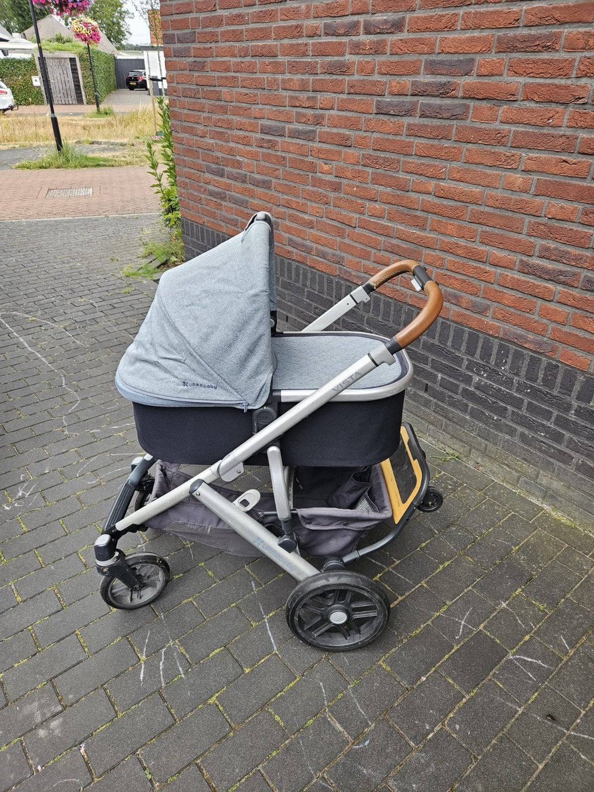 Uppa Baby Vista - reiswieg, kinderwagen & autostoel + base, Gebruikt, Met autostoeltje, Ophalen, Kinderwagen