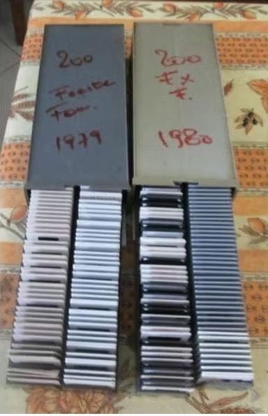 200 Oude Dia's met feesten en families - 1979/1980, 1960 tot 1980, Foto, Ophalen of Verzenden, Zo goed als nieuw