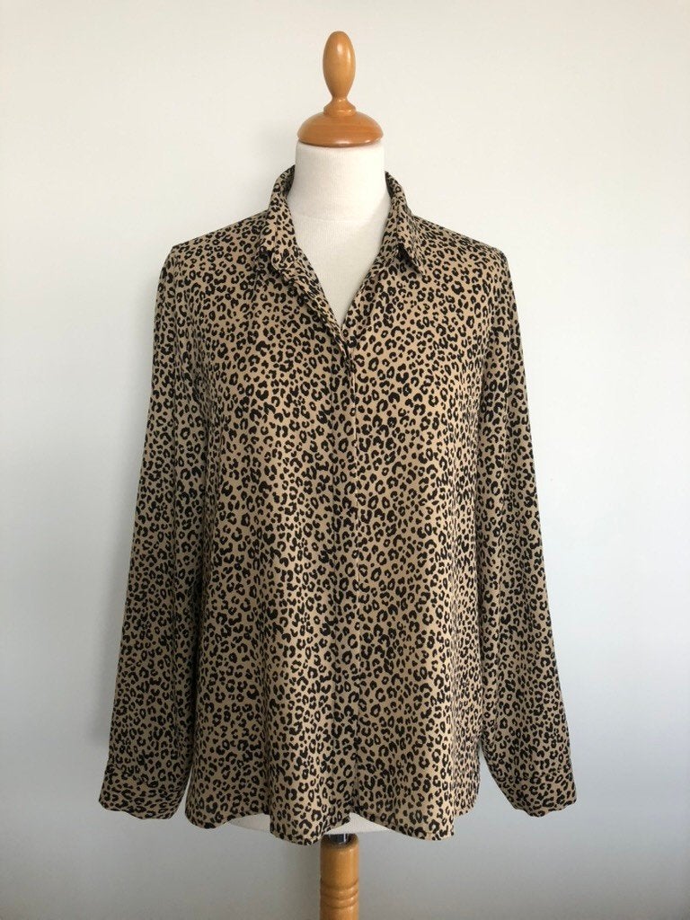 Blouse COSTES, maat L, Verzenden, Zwart, Maat 42/44 (L), Costes
