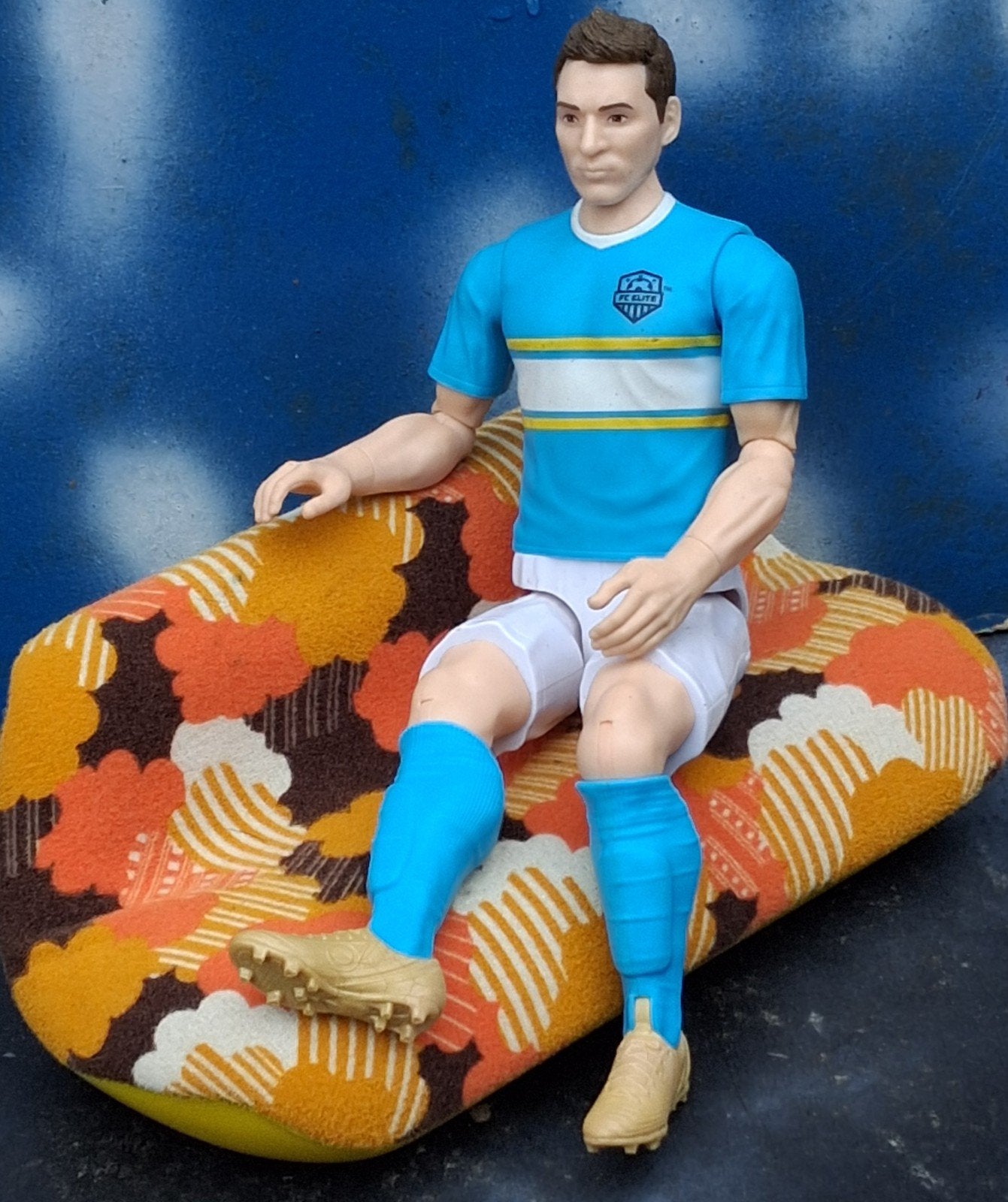 Messi. Figurine.  Mattel.  2016. 30 cm., Ophalen, Zo goed als nieuw, Buitenlandse clubs, Beeldje of Poppetje