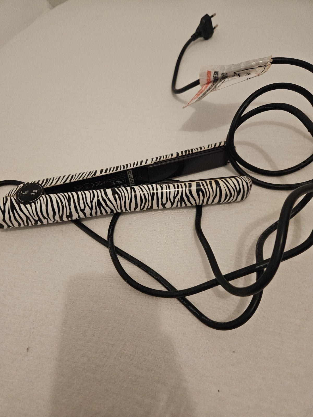 ISO stijltang zebra print, Ophalen, Zo goed als nieuw, Haarverzorging