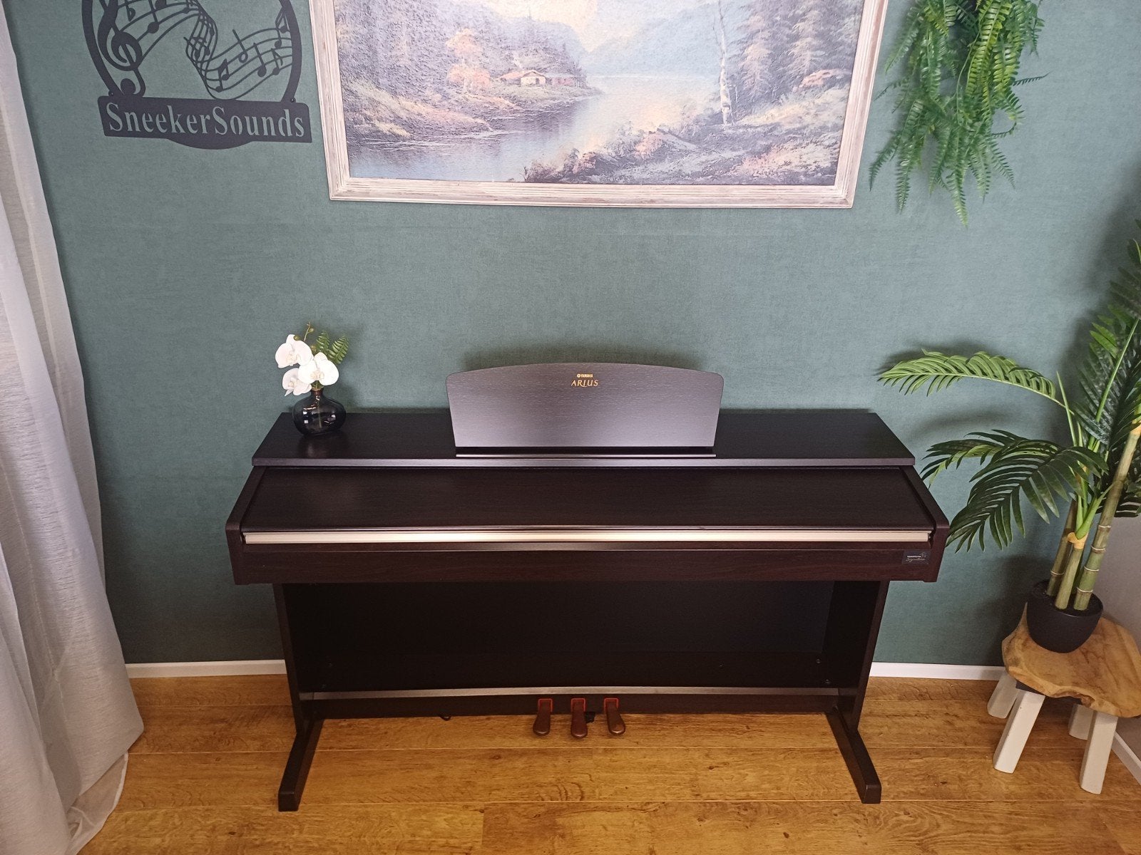 Yamaha Arius YDP-161 Digitale Piano, Bruin, Digitaal, Ophalen of Verzenden, Piano