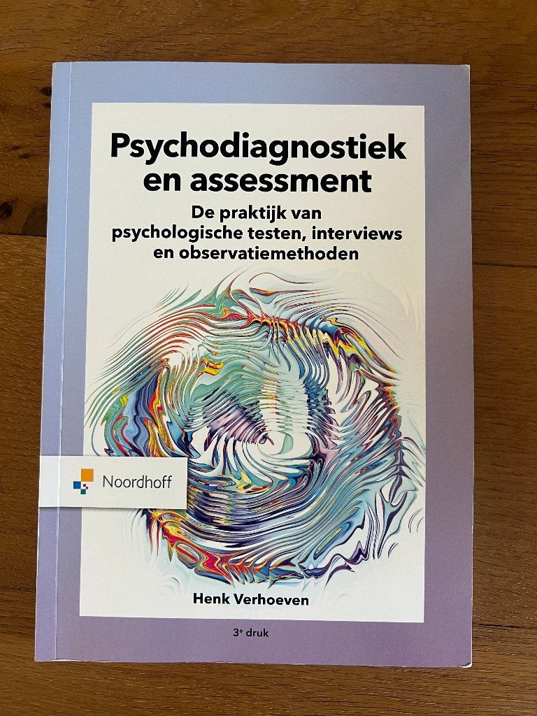 Psychodiagnostiek en assessment, Overige vakken, Henk Verhoeven, Nieuw, Ophalen of Verzenden
