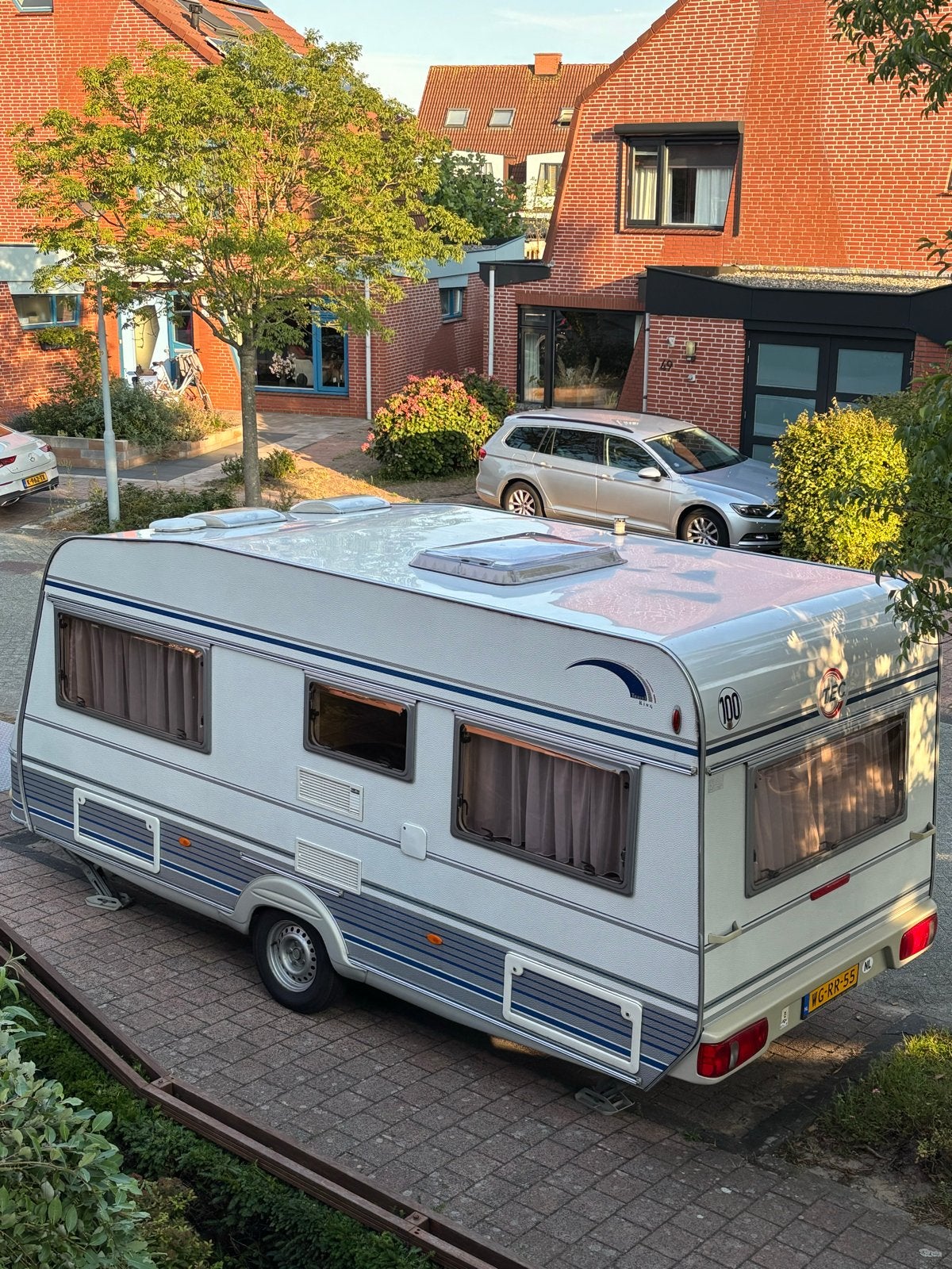TEC Travelking 2010 met Dorema voortent en Frans bed, T.E.C., Rondzit, Ringverwarming, Frans bed