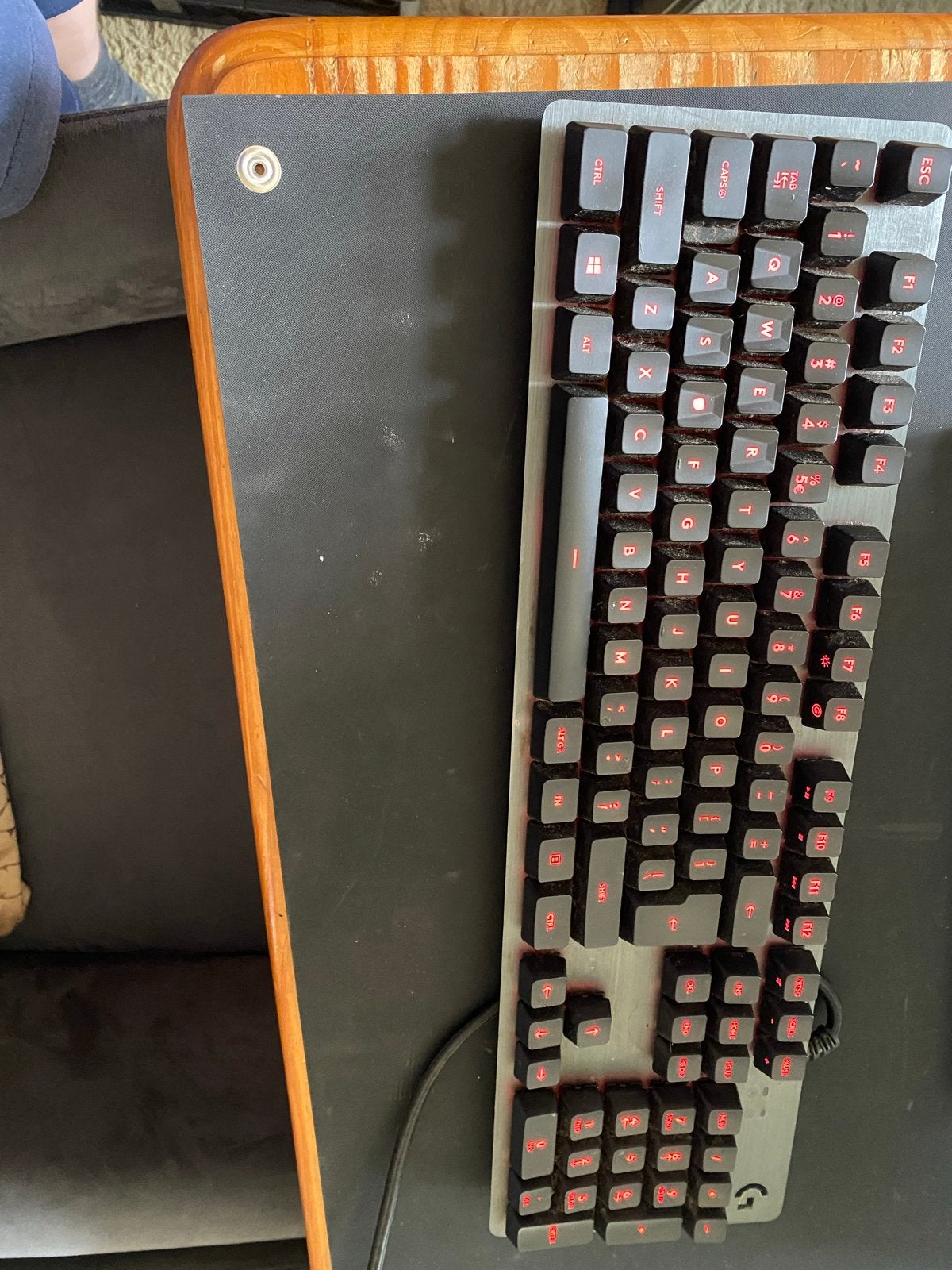 Logitech G413 Carbon Mechanisch Gaming Toetsenbord, Ophalen, Gebruikt, Gaming toetsenbord, Qwerty