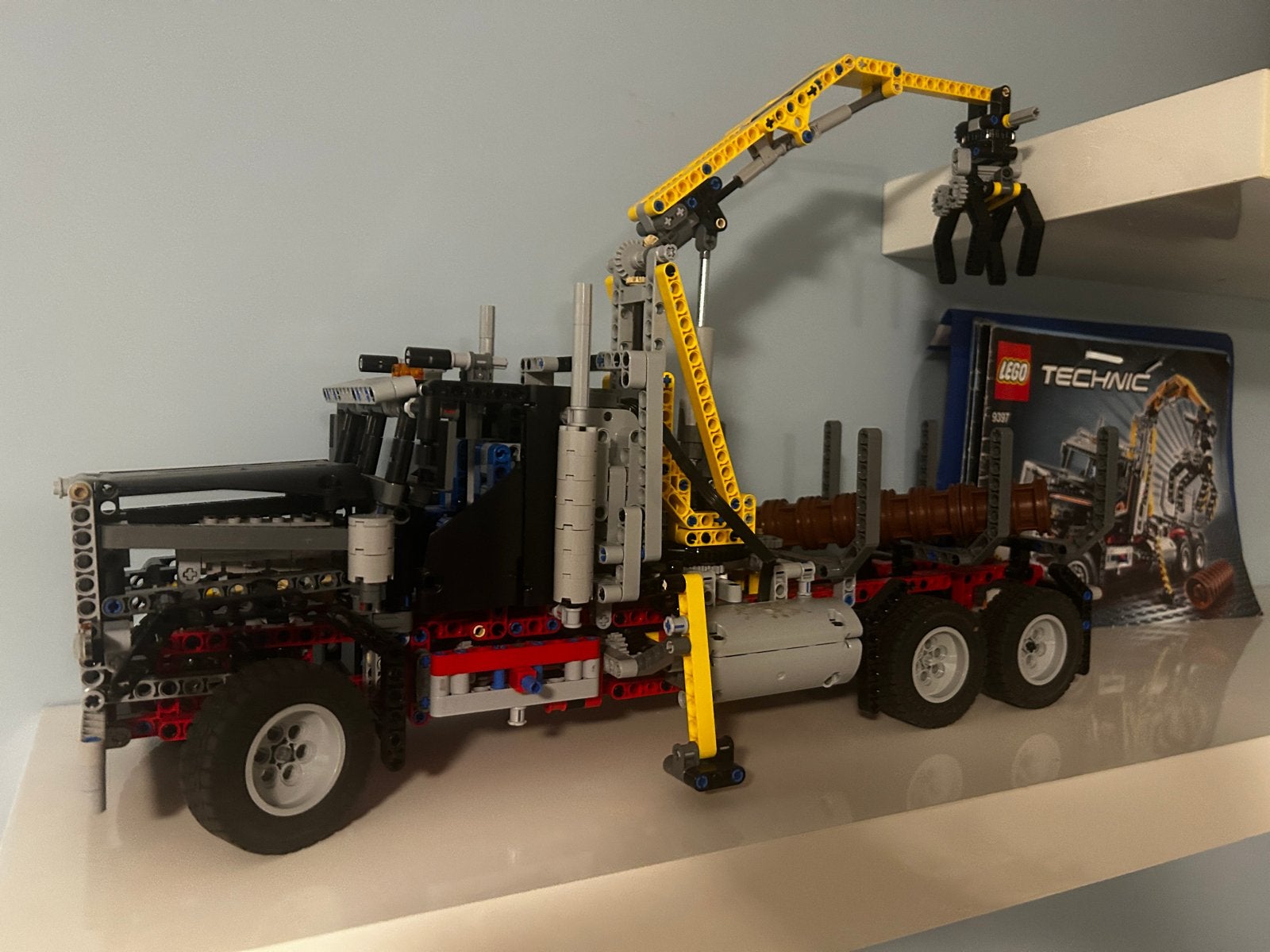 Lego Technic 9397 Houttransporttruck (zonder doos), Ophalen of Verzenden, Gebruikt, Lego