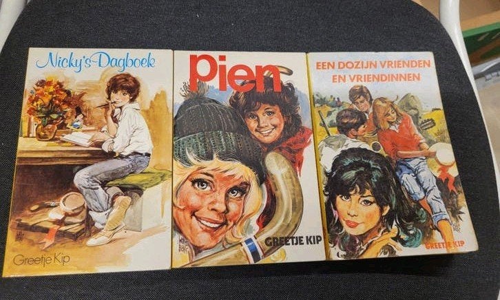 Greetje Kip - 3 x - Kluitman Jeugdserie Tieners, Ophalen of Verzenden, Gelezen