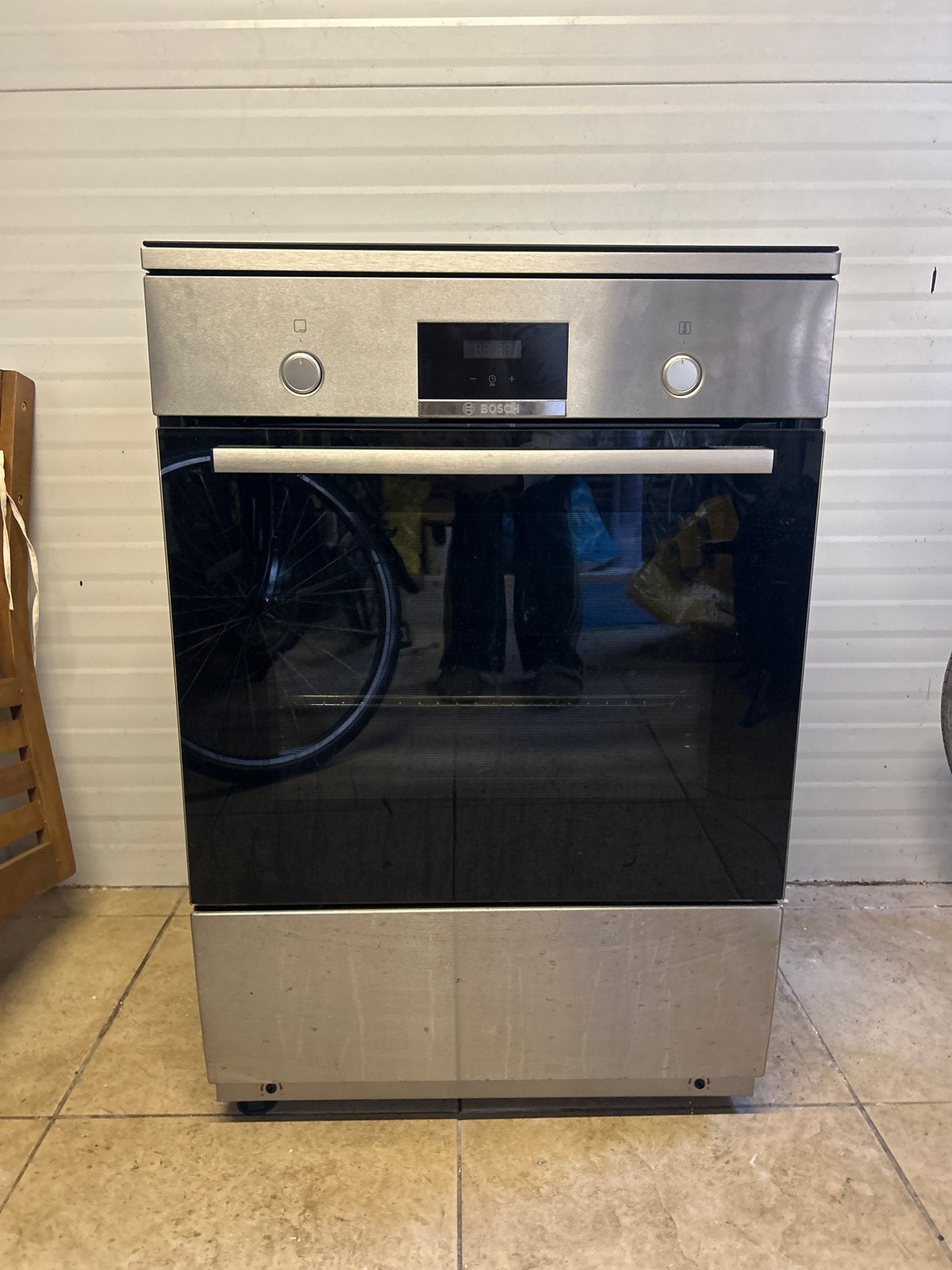 Bosch Vrijstaand Fornuis met Inductiekookplaat en Oven, Ophalen, Gebruikt, Hete lucht, 60 cm of meer