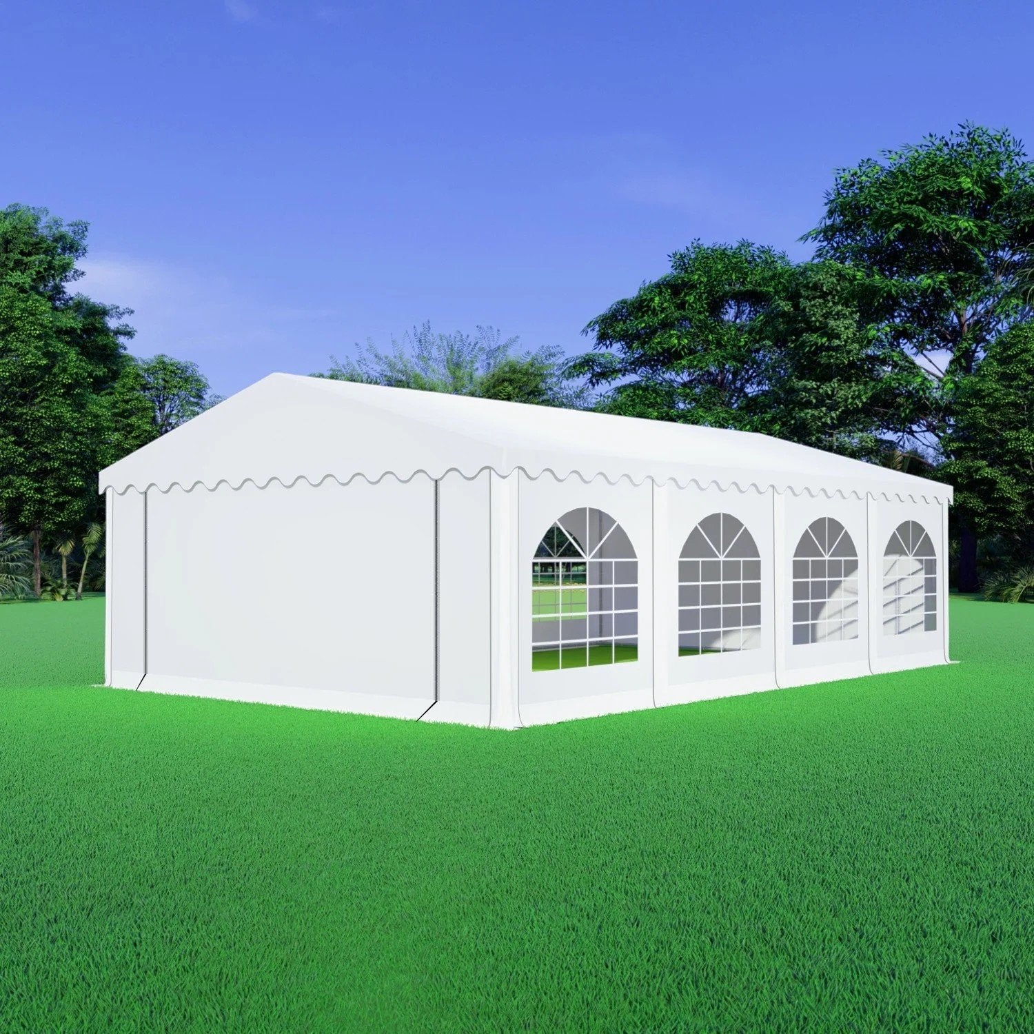 Partytent 8x5m PVC Premium Kwaliteit te Huur, Ophalen