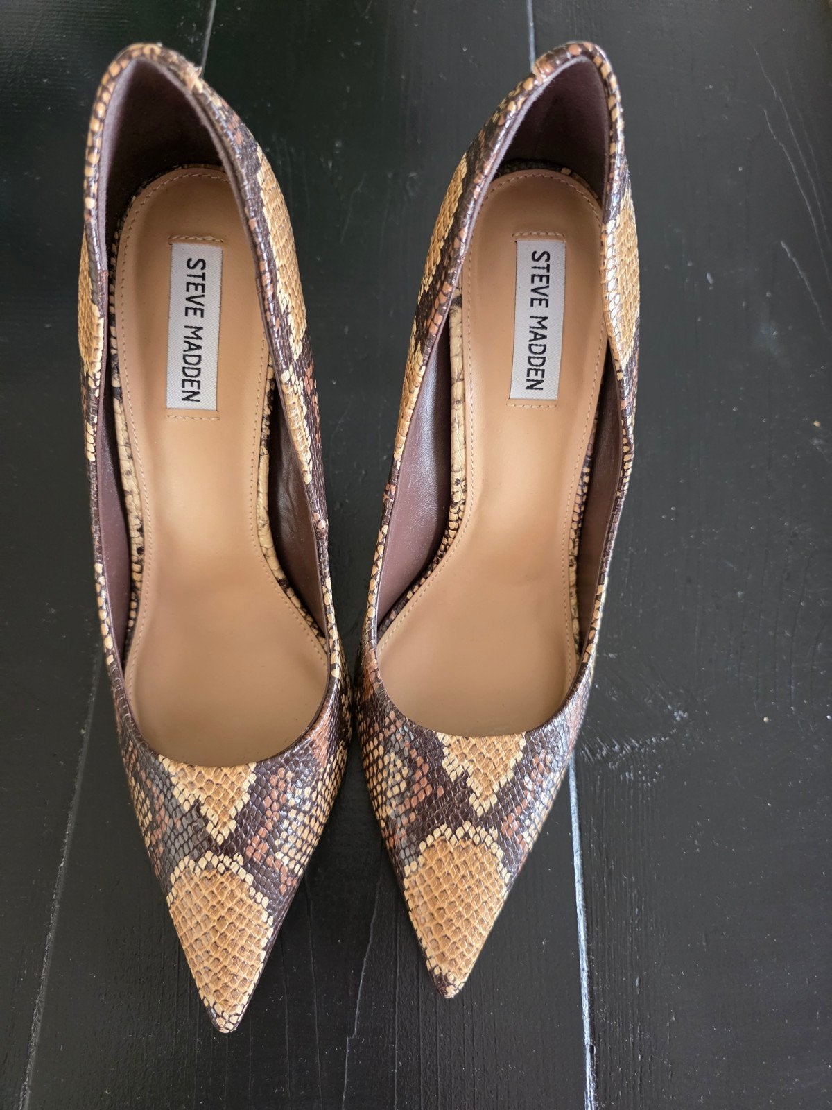 Steve Madden hakken maat 42 - Slangenprint, Ophalen, Bruin, Steve Madden, Dansschoenen