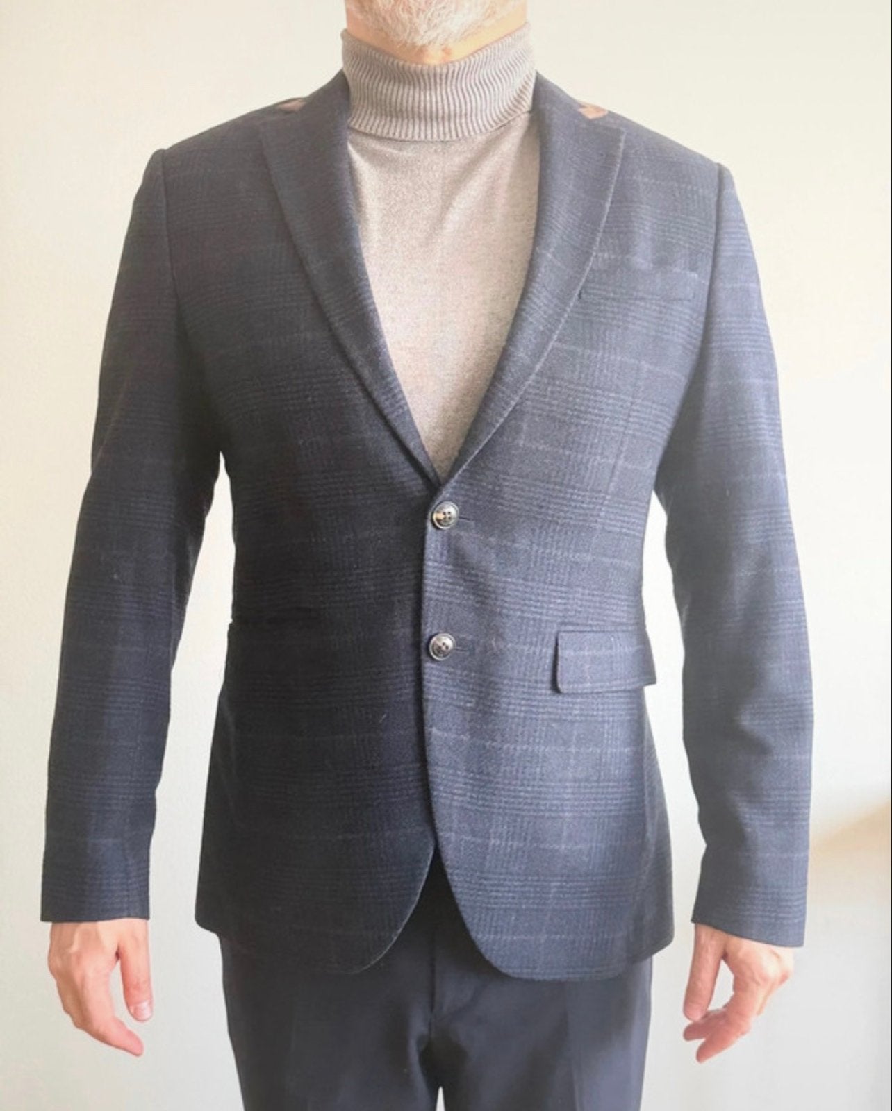 Pierre Cardin Wollen Blazer met Suède Elleboogstukken, Ophalen of Verzenden, Nieuw, Maat 46 (S) of kleiner