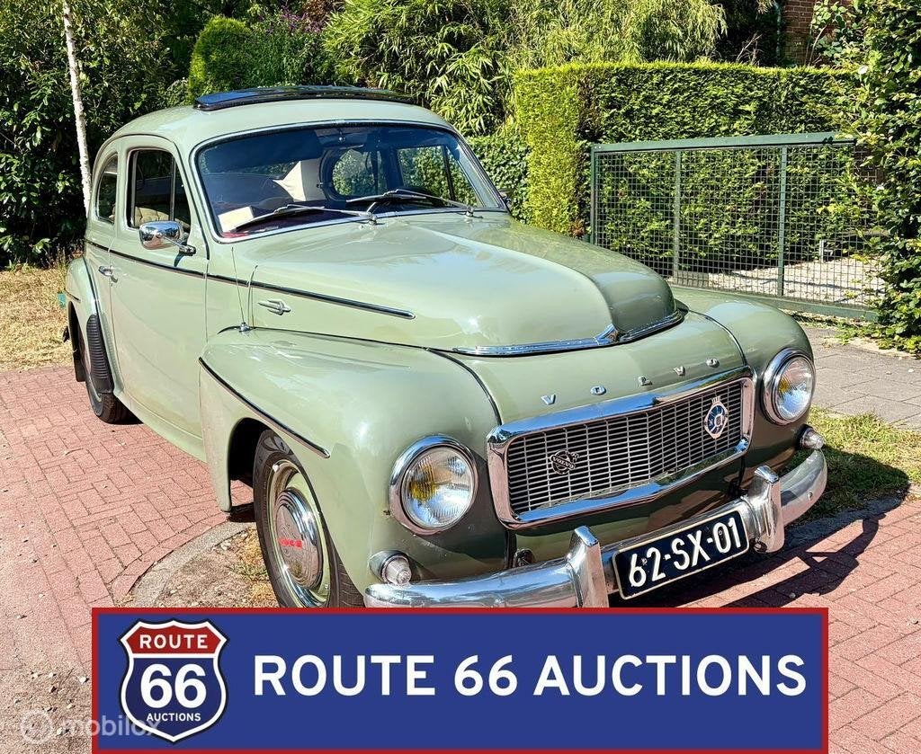 Volvo PV544 | 1960 | Route 66 Auctions, Auto's, Overige carrosserieën, Zwart, Bedrijf, Handgeschakeld