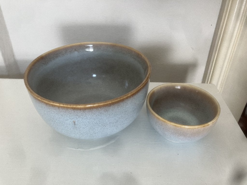 Twee mooi schalen van groot en klein formaat, Keramiek, Ophalen of Verzenden, Overige stijlen, Schaal of Schalen