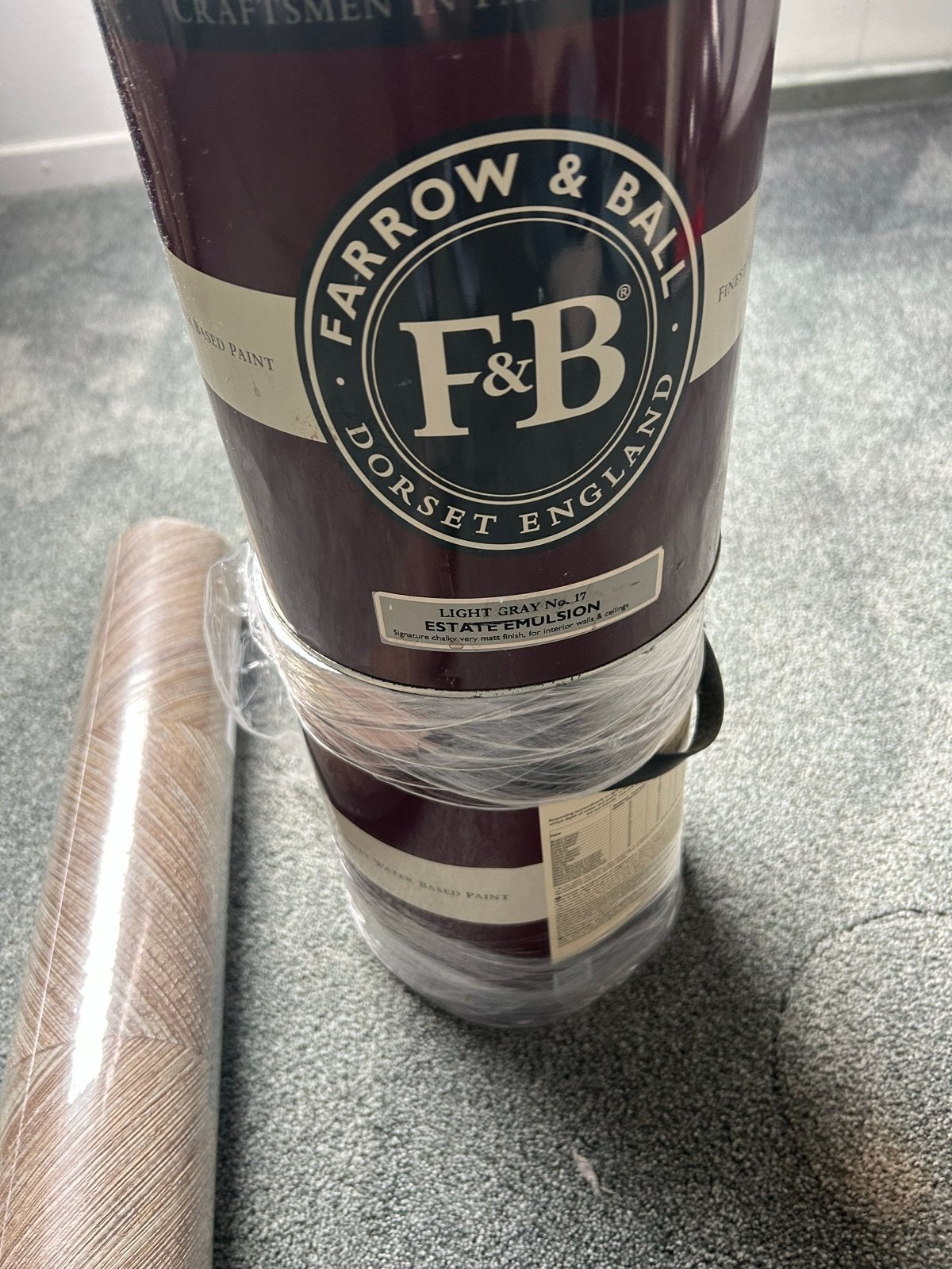 Farrow & Ball Estate Emulsion Light Gray No. 17 Verf, 5 tot 10 liter, Nieuw, Ophalen of Verzenden, Verf