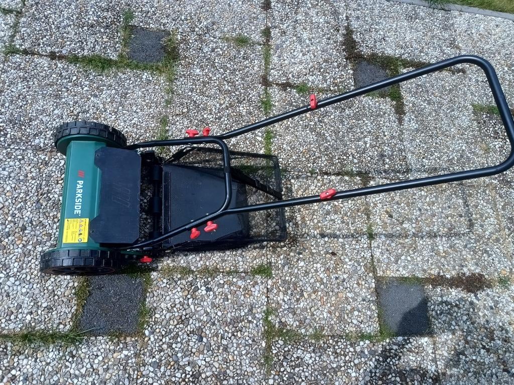 Parkside handgrasmaaier, Ophalen, 30 t/m 39 cm, Kooimesmaaier, Opvangbak