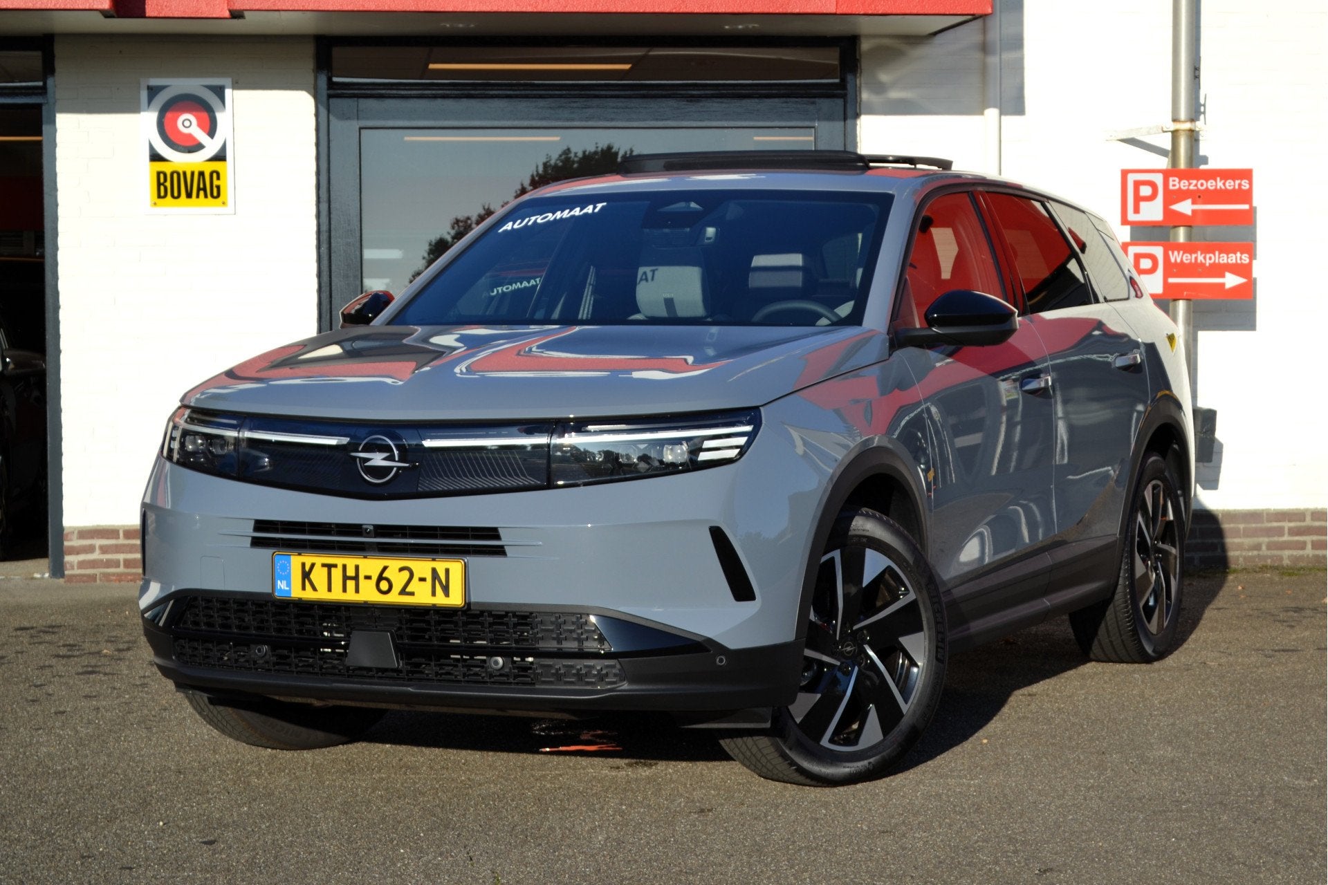 Opel Grandland 145 Pk, Turbo Hybrid GS Automaat, Open Dak, H, Auto's, Dealer onderhouden, Stof, Gebruikt, Euro 6