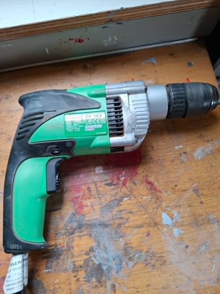 Hitachi, Ophalen of Verzenden, Gebruikt, Boor- en Schroefmachine