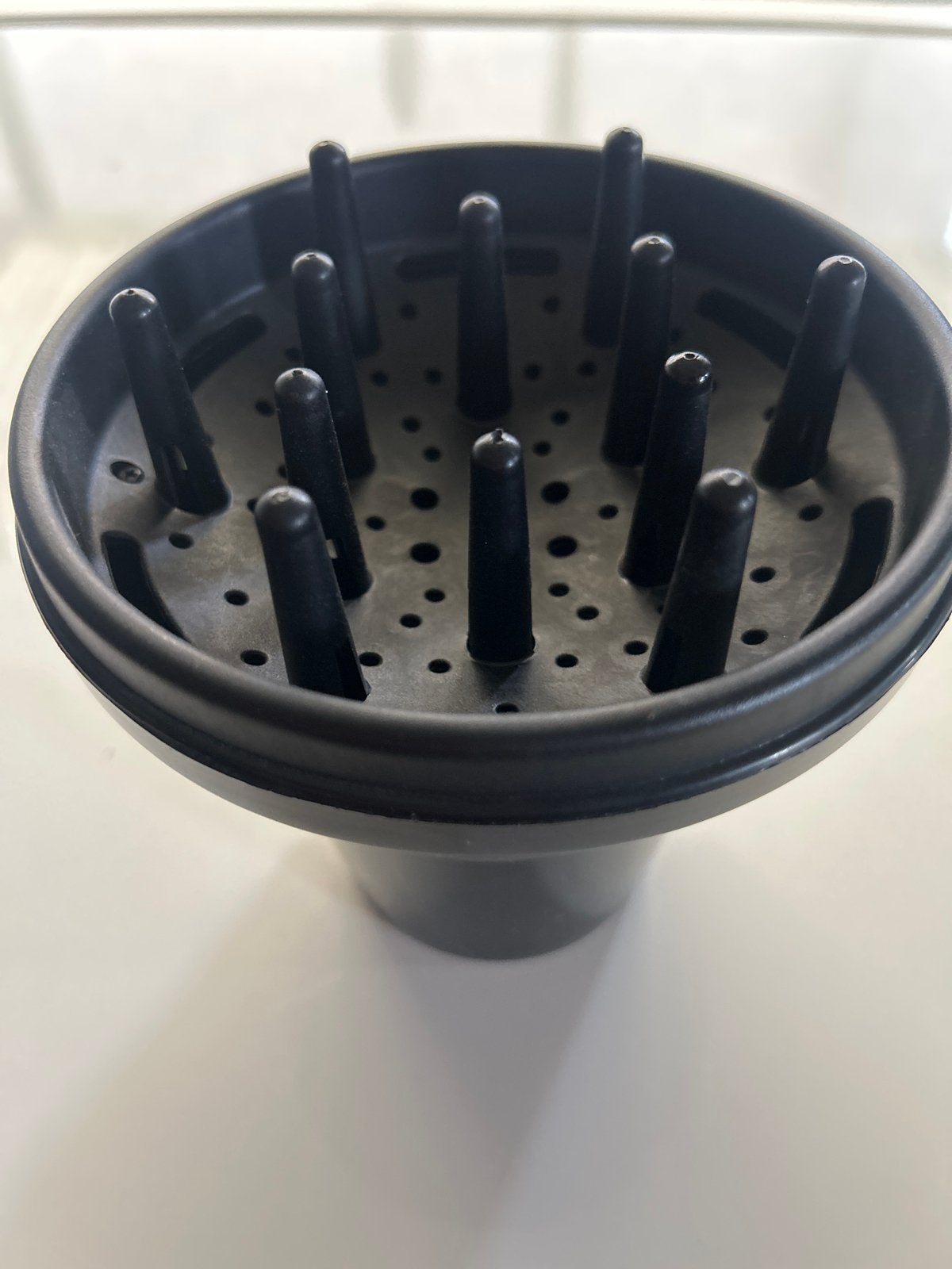 Haardroger Diffuser Opzetstuk Zwart, Ophalen of Verzenden, Zo goed als nieuw, Haarverzorging