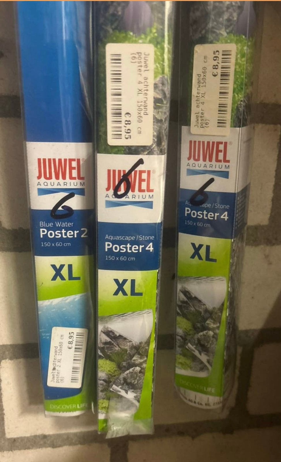 New: Juwel dubbelzijdige achtergrondsposters Size XL., Ophalen of Verzenden, Nieuw, Overige typen, Juwel