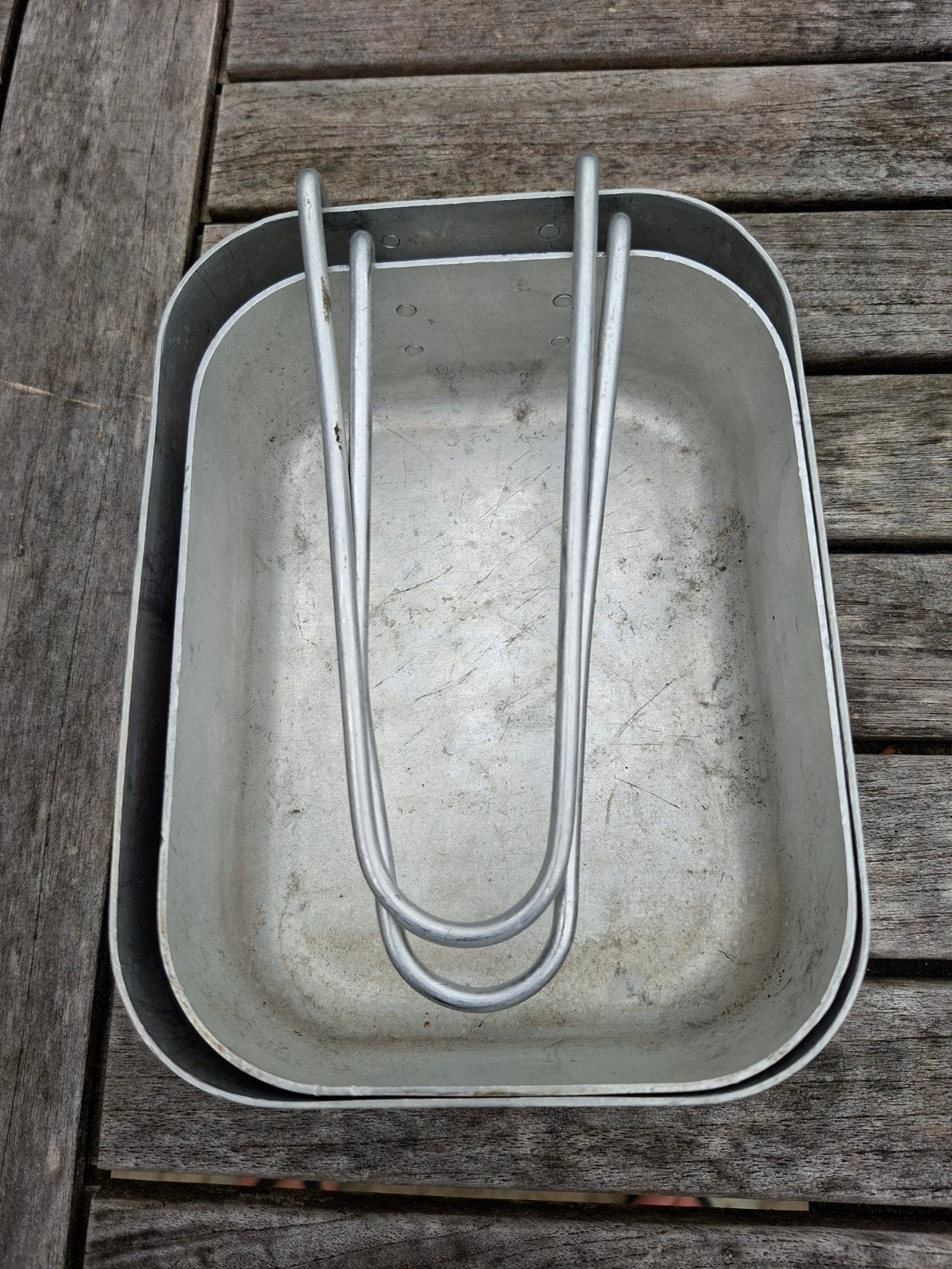 Vintage Aluminium Mess Tin / Kookset - Kamperen Outdoor, Ophalen of Verzenden, Gebruikt