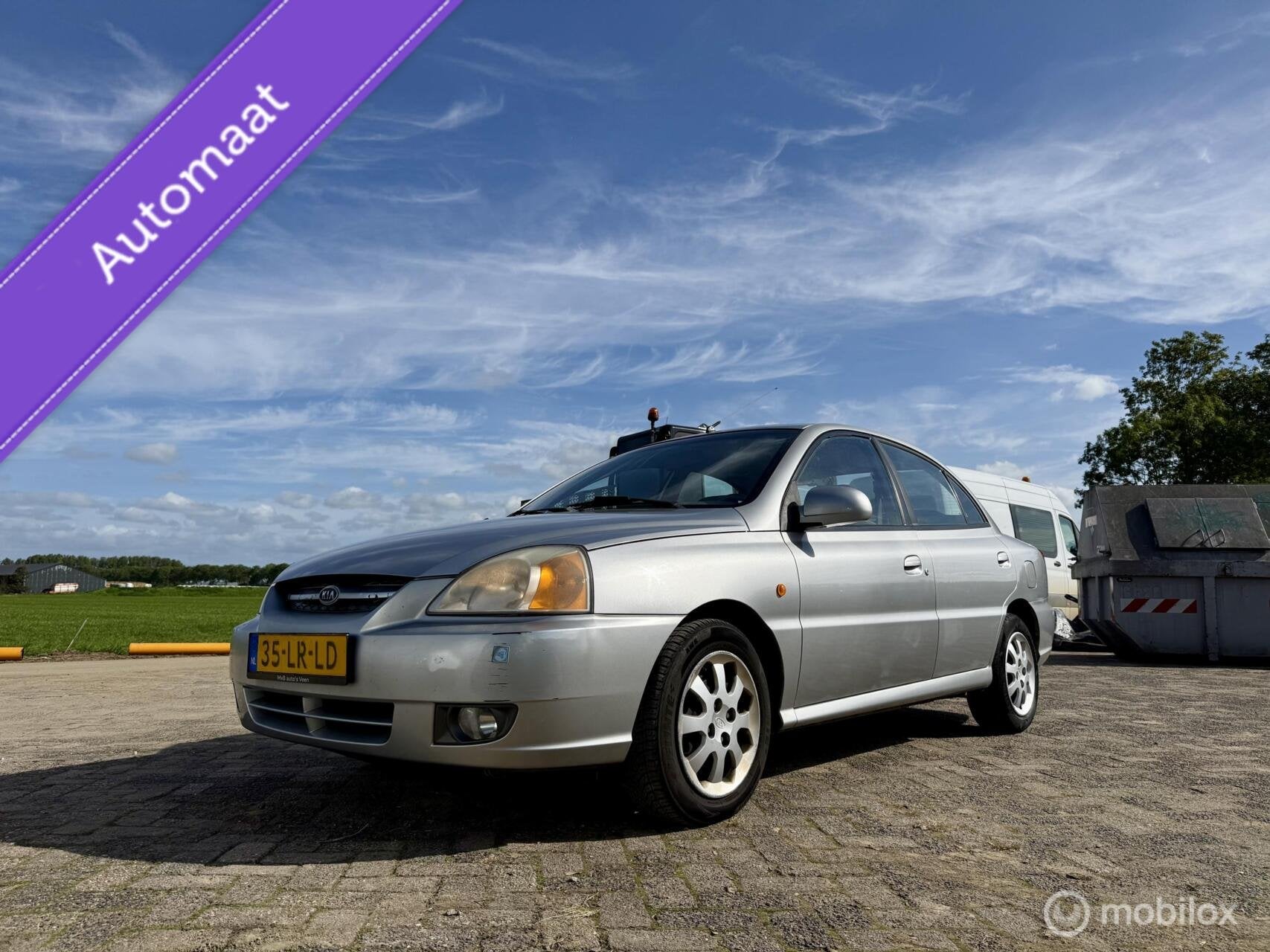 Kia Rio 1.5 LS, BJ 2003, Airco Automaat, Lage km NAP, Auto's, 1025 kg, 1493 cc, 4 cilinders, Rio