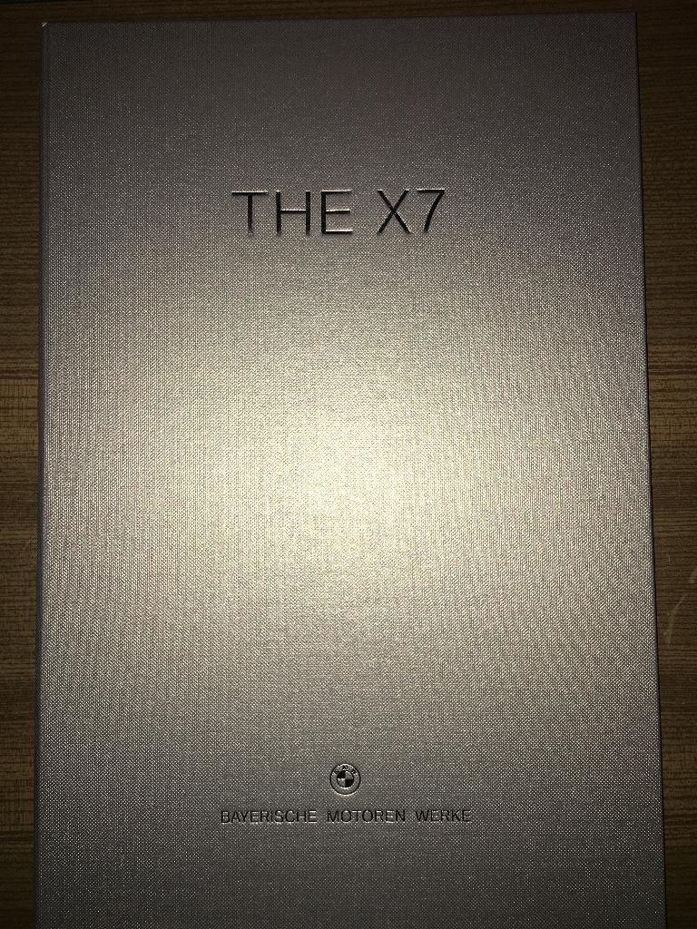 BMW X7 hardcover brochure folder 2019 2020, Boeken, Ophalen of Verzenden, Zo goed als nieuw, BMW