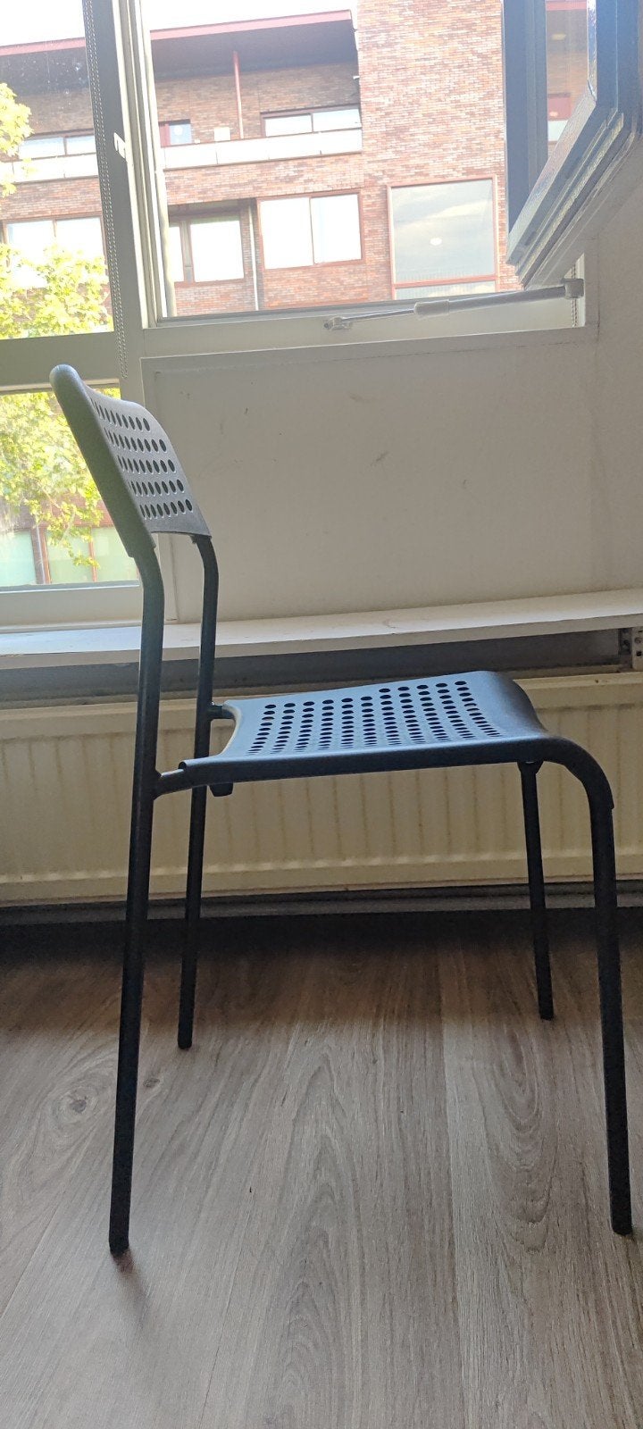6 Zwarte IKEA Adde stoel - Gebruikt, Ophalen, Gebruikt, Zwart, Modern, Praktisch