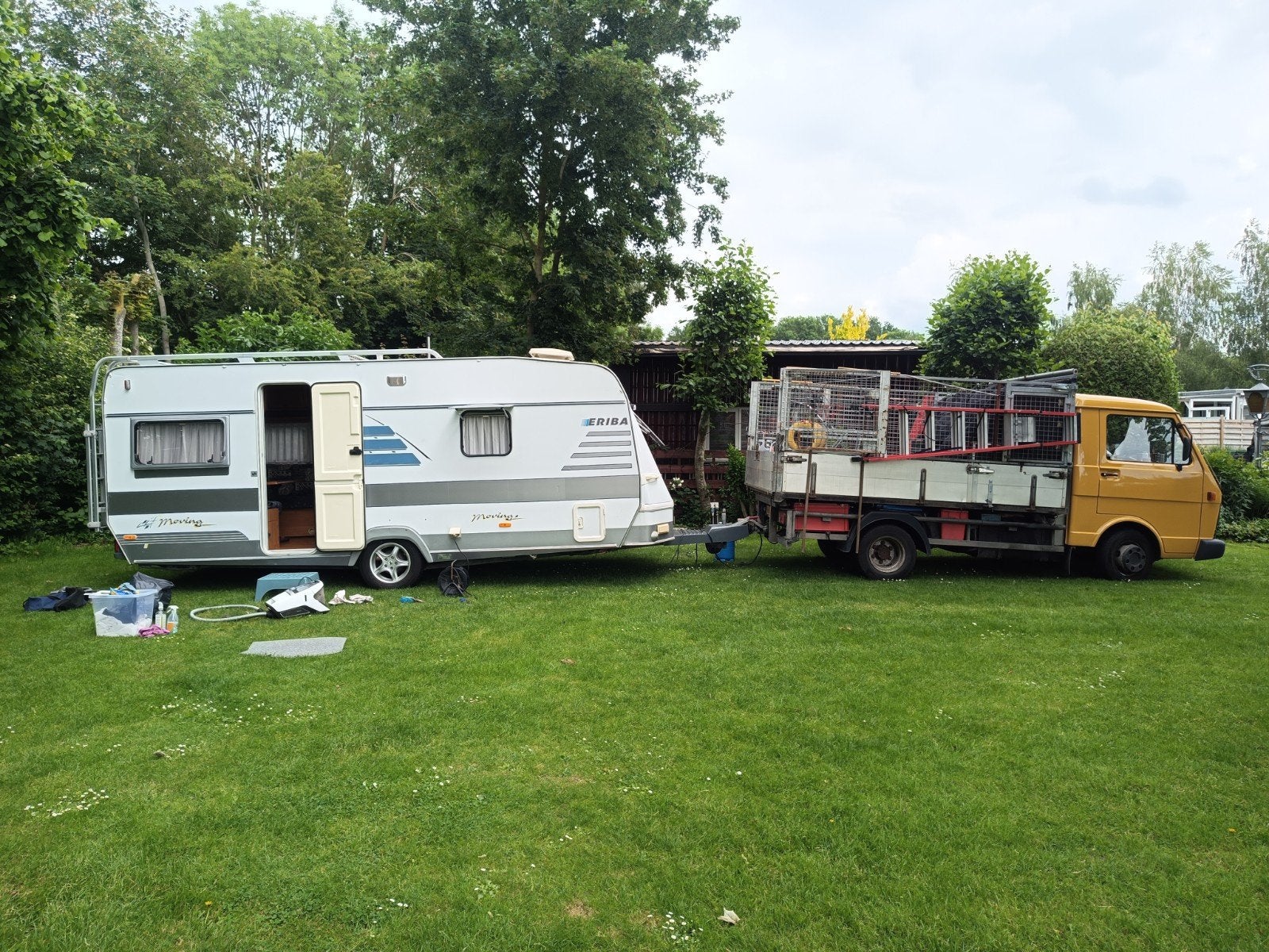 Hymer Eriba Nova 545 b, zeer goed onderhouden., Rondzit, Reservewiel, Particulier, Eriba